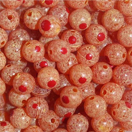 TROUT BEADS TroutBeads Blood Dot Eggs 8 TROUT BEADS TroutBeads Blood Dot Eggs