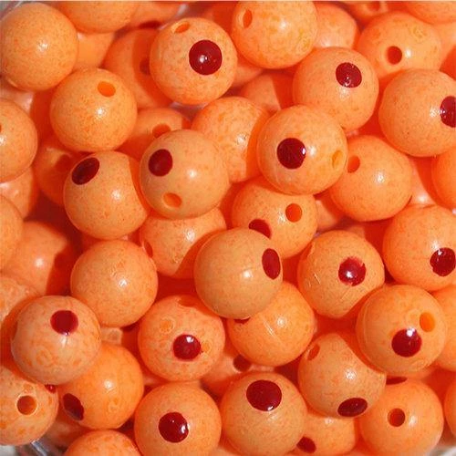 TROUT BEADS TroutBeads Blood Dot Eggs 12 TROUT BEADS TroutBeads Blood Dot Eggs