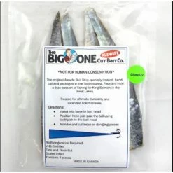 THE BIG ON CUT BAIT Live Bait The Big One Cut Bait Thick Cut Alewife Strips - Glow Meat